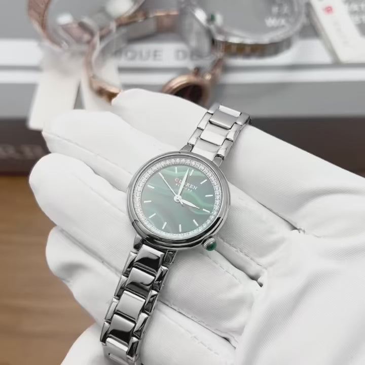 Elegance Luxe Essence 9089 Luxury Quartz Wristwatch for Ladies Top Brand Thin Stainless Steel Band Watches Female