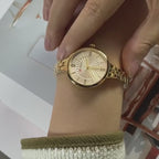 Elegance 9097 Gold Luxe Timepiece Luxury Quartz Watch For Women Magnetic Watch Ladies Sports Dress Wrist Watch Clock Relogio Feminino