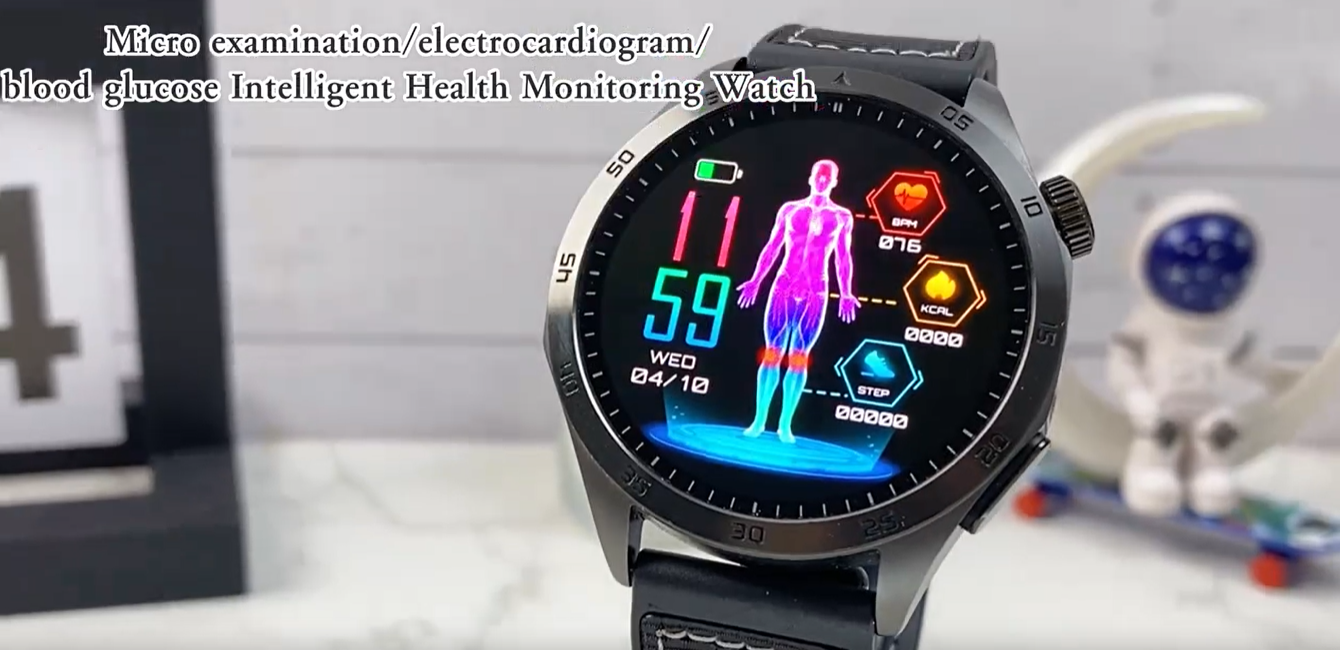 ELEGANCE HealthMaster Pro Smartwatch ECG+PPG Temperature Pulse Physiotherapy Men & Women 466*466 HD Health Management BT Call Sports Waterproof