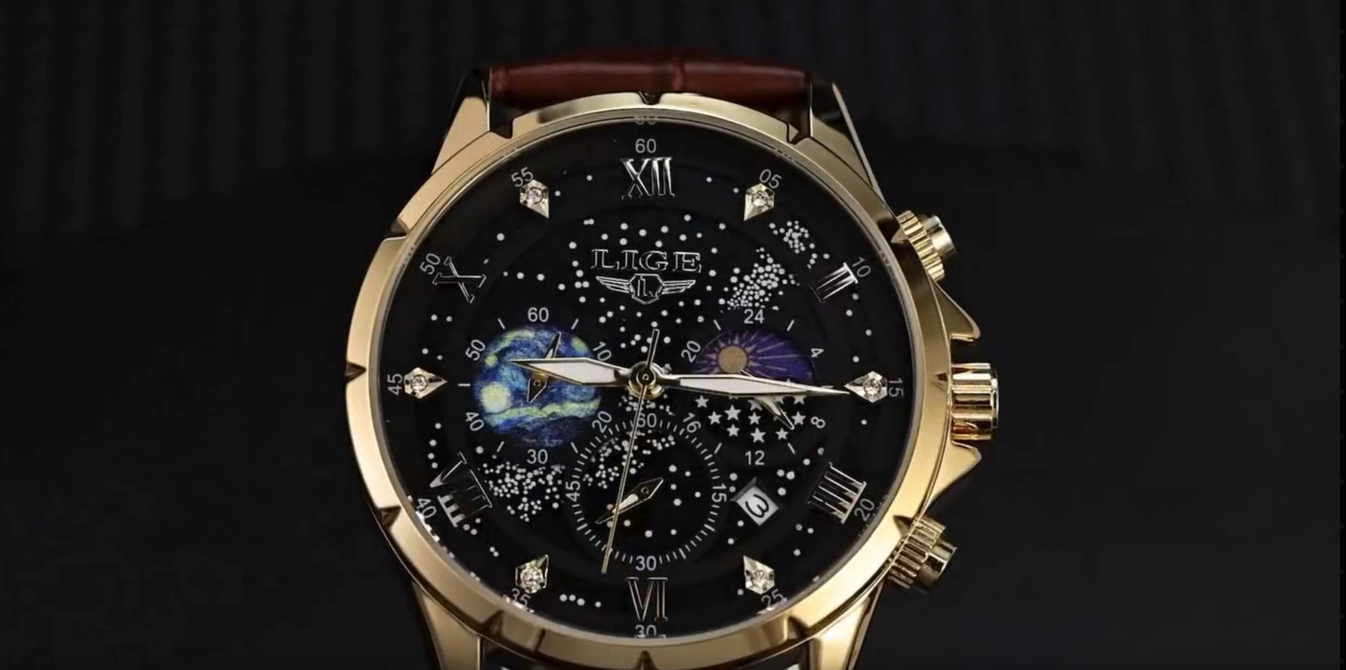 Elegance ApexChron Elite Top Luxury Brand Men Genuine Leather Sports Watches Men's Army Military Watch Male Date Quartz