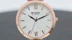 Elegance Glamour 9067 Watch for Women Luxury Quartz Gold Elegant Bracelet Wristwatch Female Clock Ladies Dress Stainless Steel