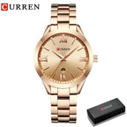 Elegance 9007 Prestige Timepiece Gold Watch Women Watches Ladies Creative Steel Women's Bracelet Watches Female Clock Relogio Feminino Montre Femme