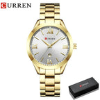 Elegance 9007 Prestige Timepiece Gold Watch Women Watches Ladies Creative Steel Women's Bracelet Watches Female Clock Relogio Feminino Montre Femme