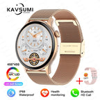 ELEGANCE LuxeFit Women Smartwatch 466*466 AMOLED 1.43" HD Screen Always Display Time Bluetooth Call IP67 Waterproof Sports Smart Watch