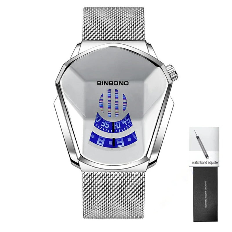 Elegance Elite Voyager PE30 Men Watch Fashion Luxury Unique Military Stainless Steel Business Sports Golden New Style Concept